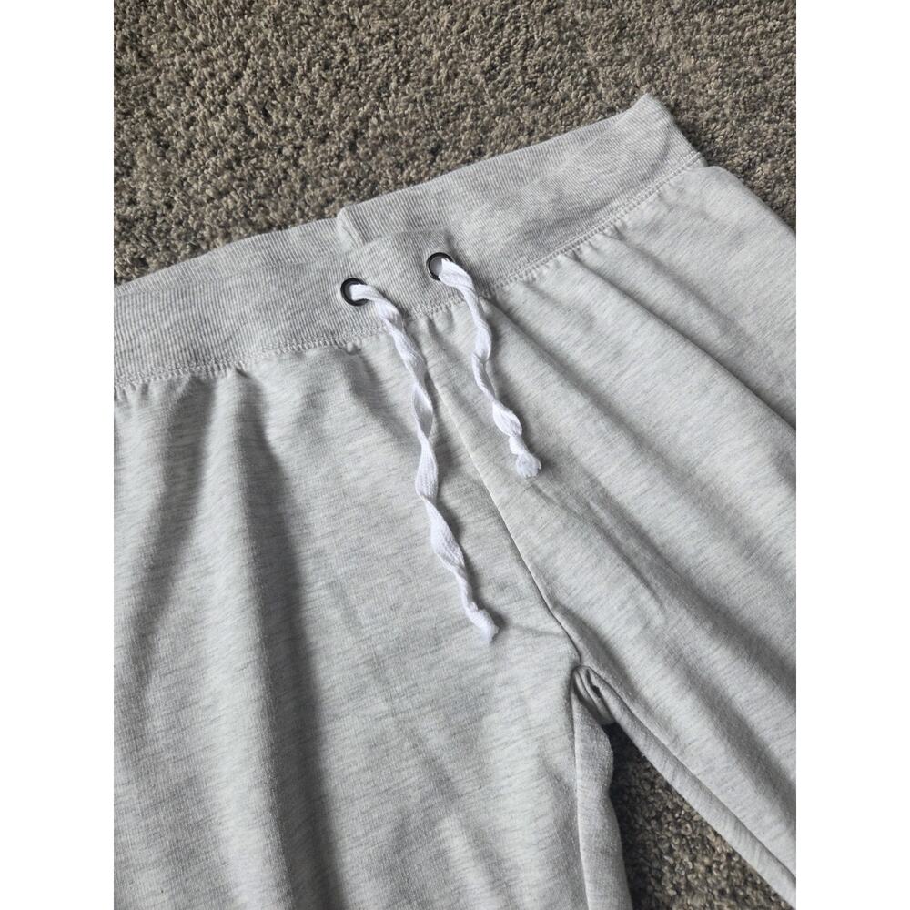Coco Limon Women's Light Gray Cropped Capri Jogger Sweatpants Size Large - Picture 3 of 5